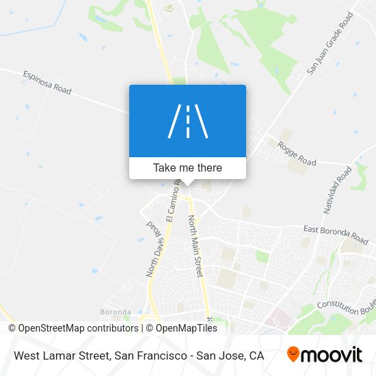 Mapa de West Lamar Street