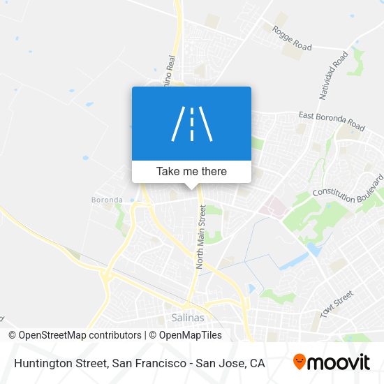 Huntington Street map