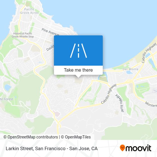 Mapa de Larkin Street