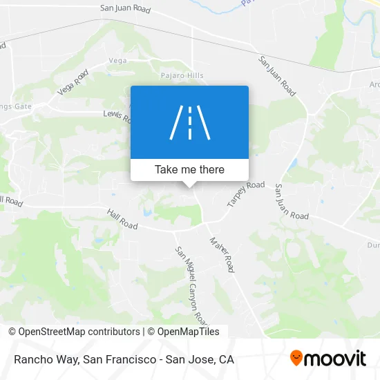Rancho Way map