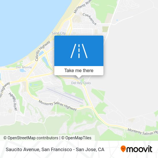 Mapa de Saucito Avenue