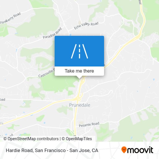 Mapa de Hardie Road