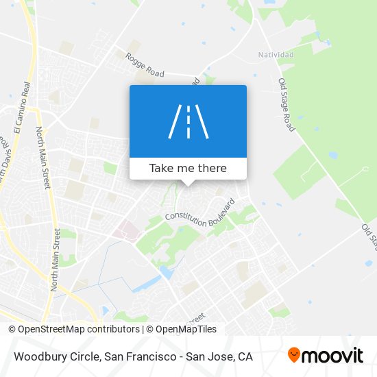 Mapa de Woodbury Circle