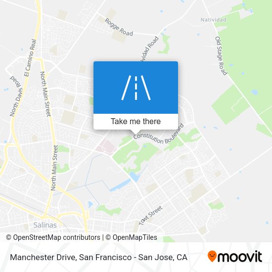 Mapa de Manchester Drive