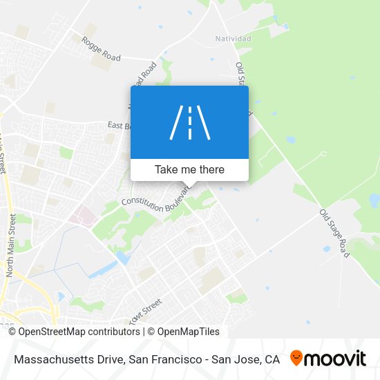 Mapa de Massachusetts Drive