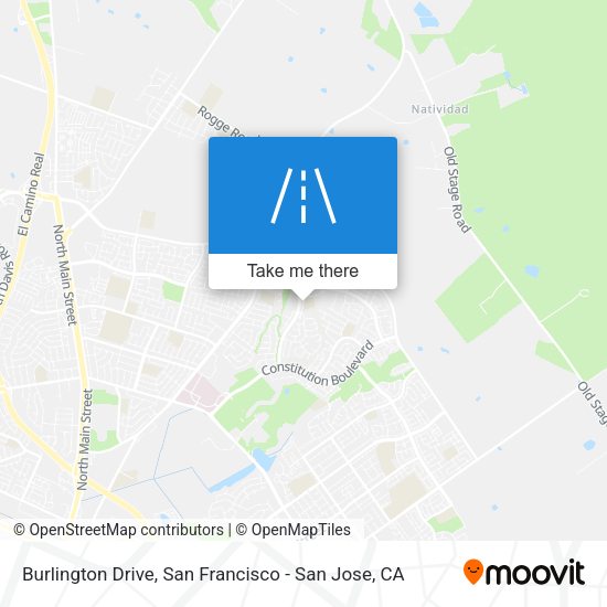 Burlington Drive map