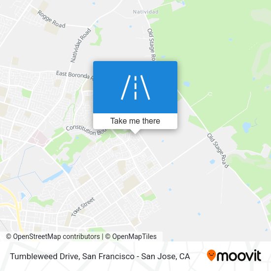 Tumbleweed Drive map