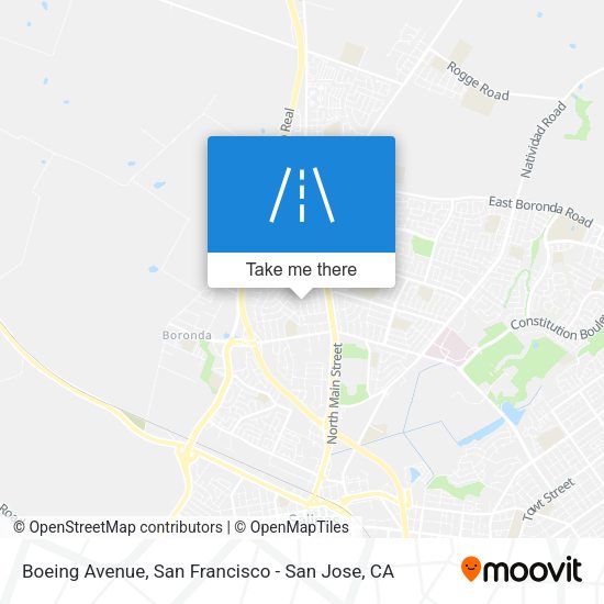 Mapa de Boeing Avenue