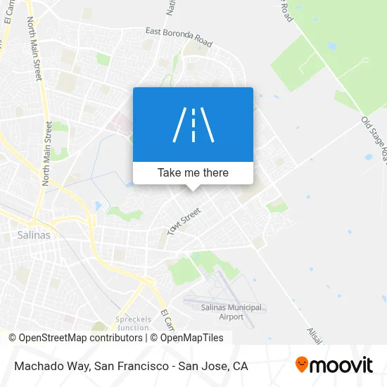 Machado Way map