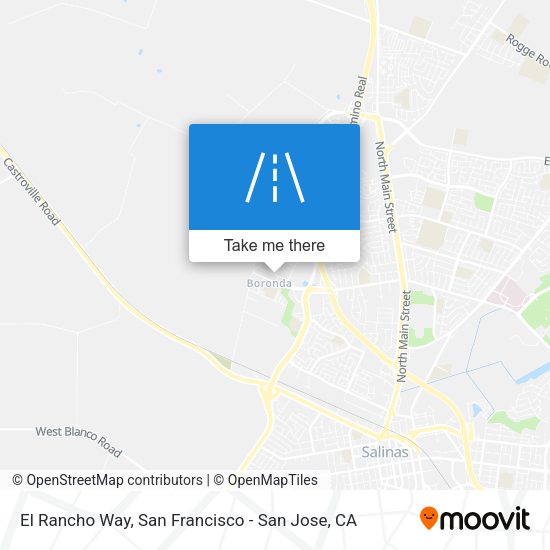 Mapa de El Rancho Way