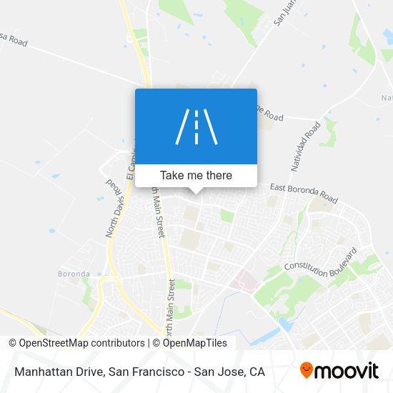 Mapa de Manhattan Drive