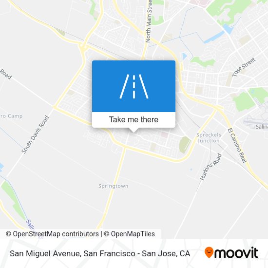 Mapa de San Miguel Avenue