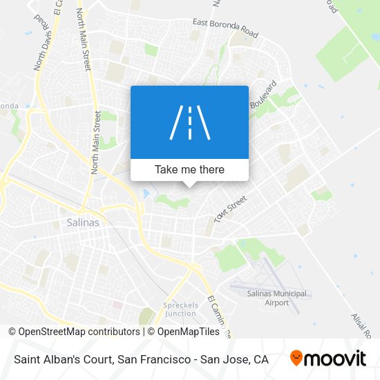 Saint Alban's Court map