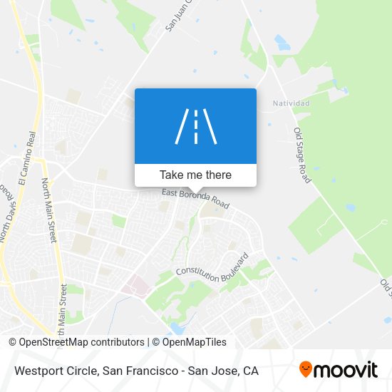 Westport Circle map