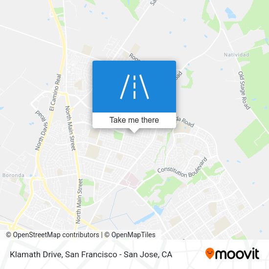 Mapa de Klamath Drive