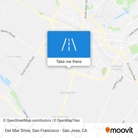 Del Mar Drive map