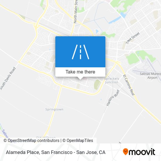 Alameda Place map