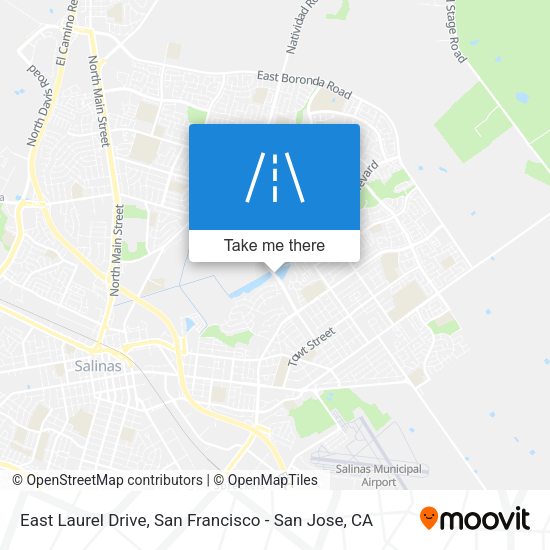 East Laurel Drive map