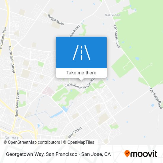 Mapa de Georgetown Way
