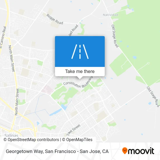Georgetown Way map