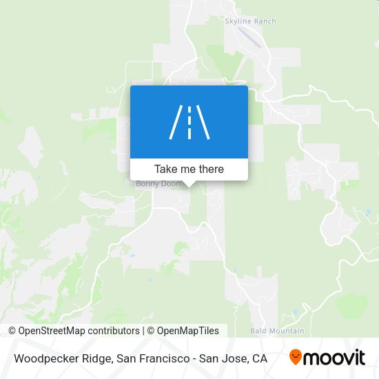 Woodpecker Ridge map