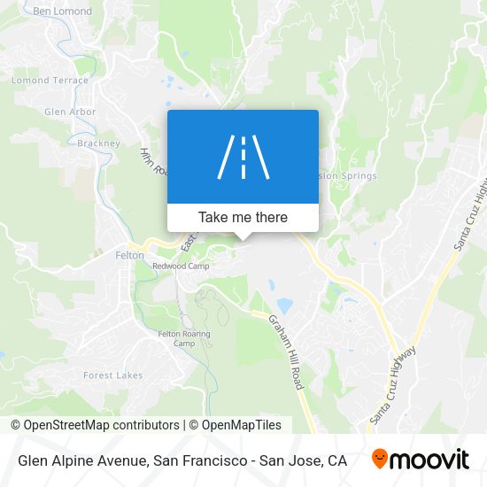 Glen Alpine Avenue map