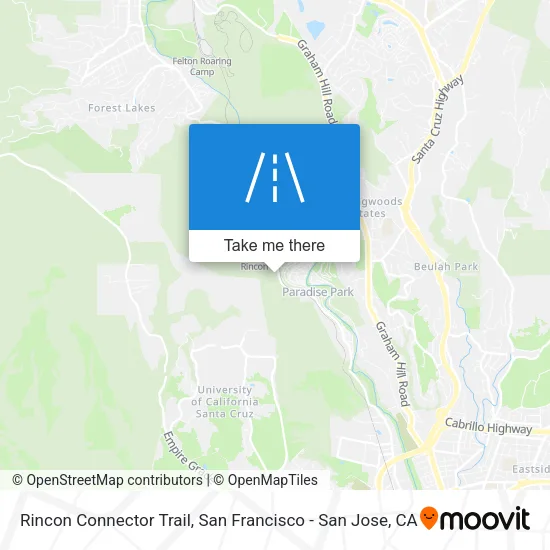 Rincon Connector Trail map