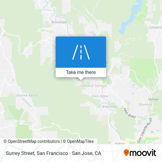 Mapa de Surrey Street