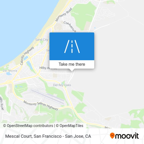 Mapa de Mescal Court
