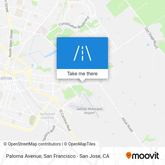 Mapa de Paloma Avenue