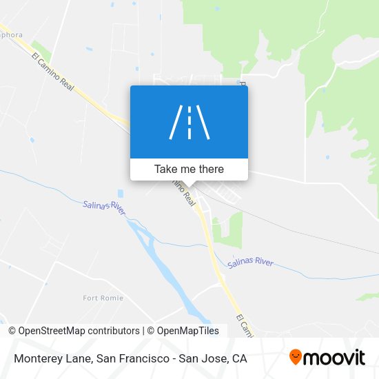 Mapa de Monterey Lane
