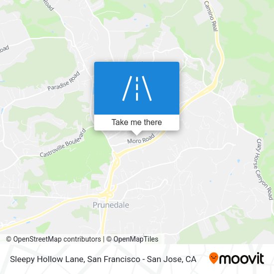 Sleepy Hollow Lane map