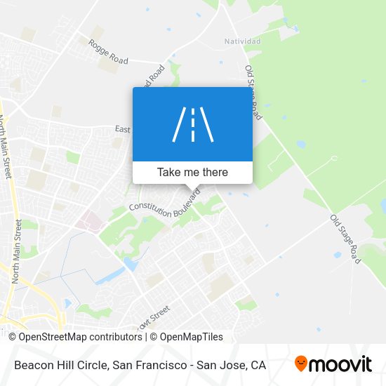 Beacon Hill Circle map