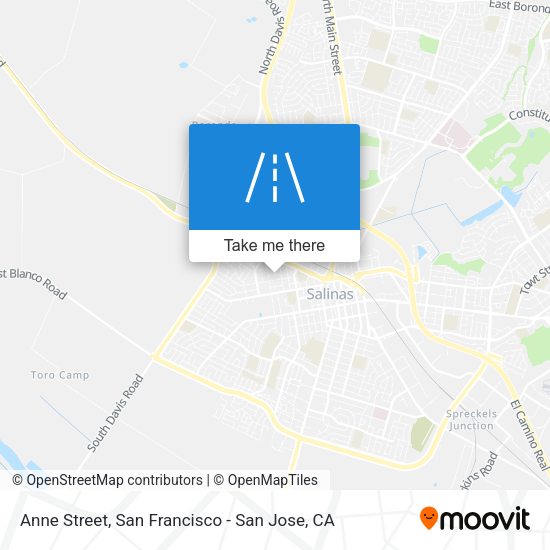 Mapa de Anne Street