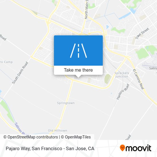 Pajaro Way map