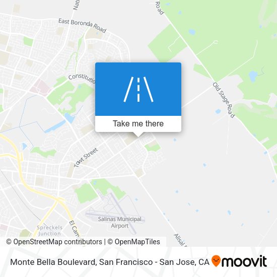 Monte Bella Boulevard map