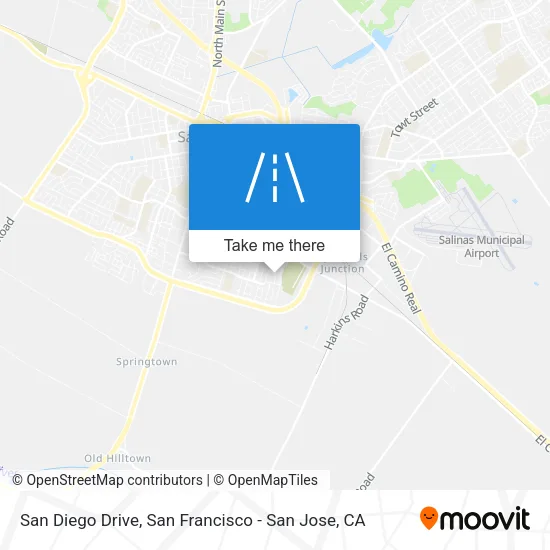 San Diego Drive map