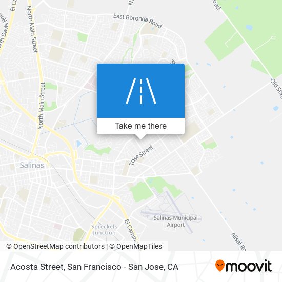 Acosta Street map
