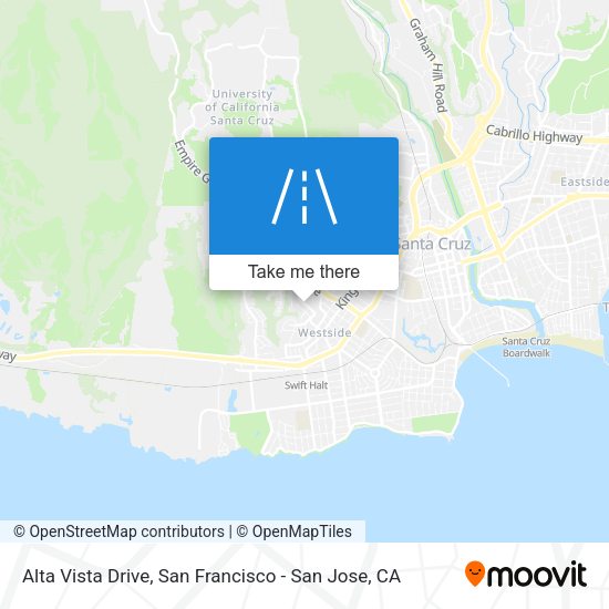 Mapa de Alta Vista Drive