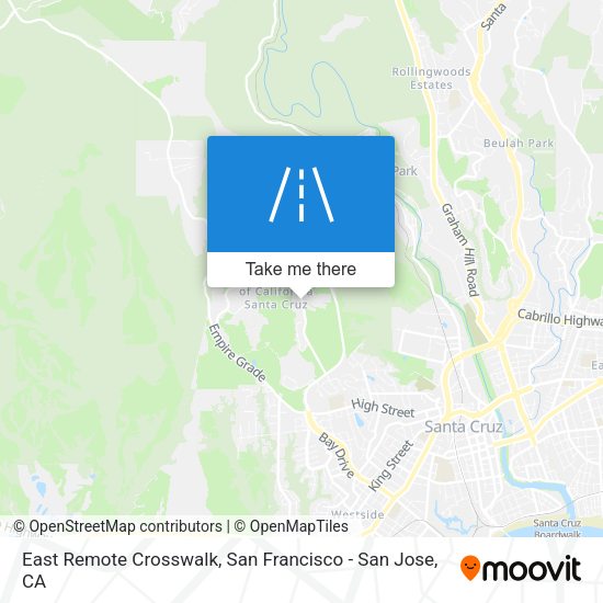 Mapa de East Remote Crosswalk
