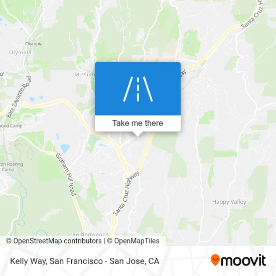 Kelly Way map