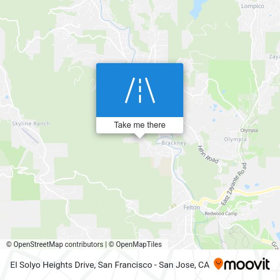 El Solyo Heights Drive map