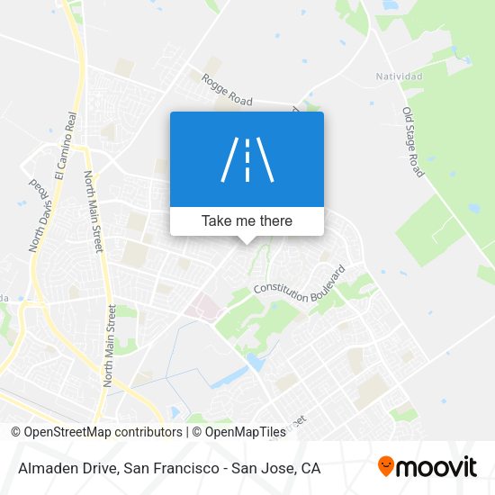 Mapa de Almaden Drive