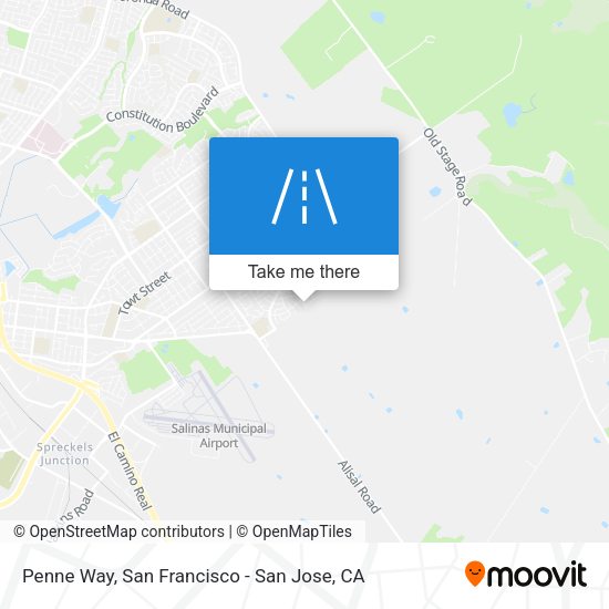 Mapa de Penne Way