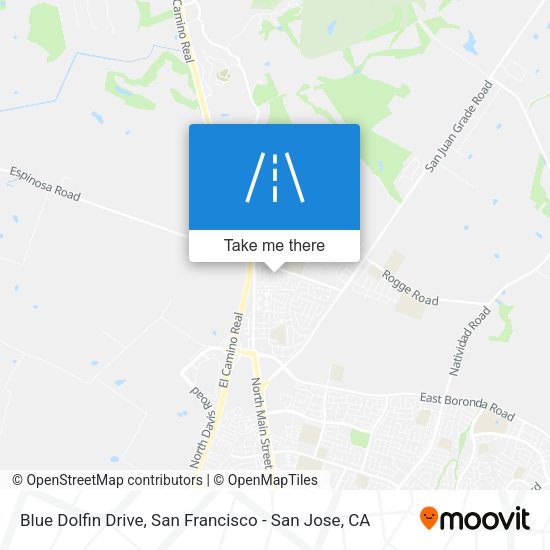 Blue Dolfin Drive map
