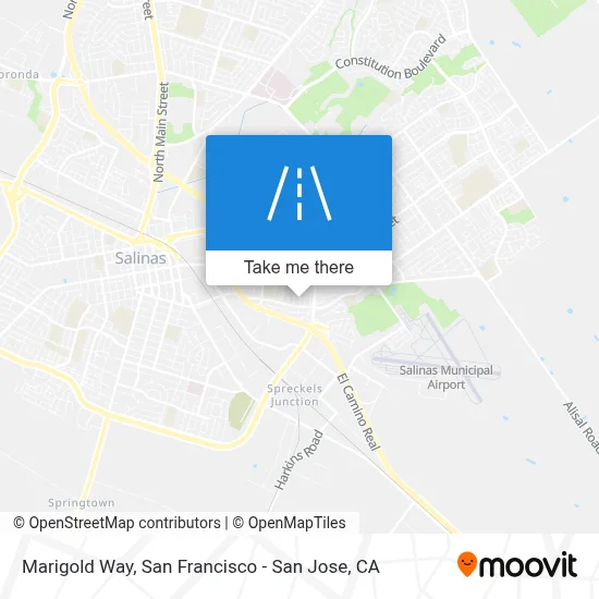 Marigold Way map
