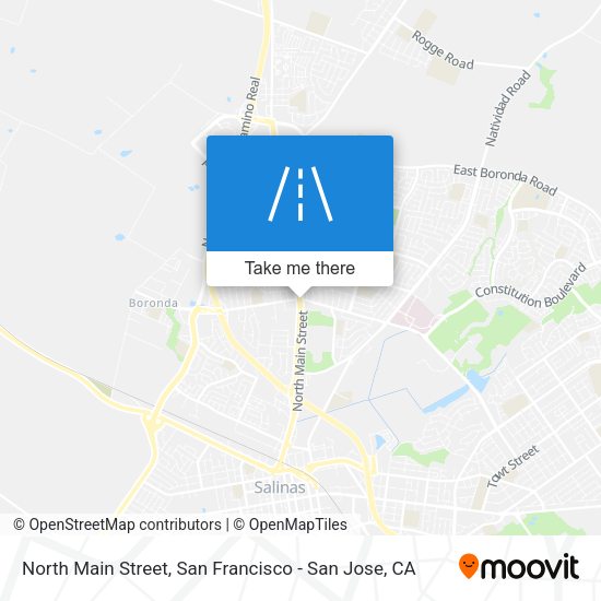 North Main Street map