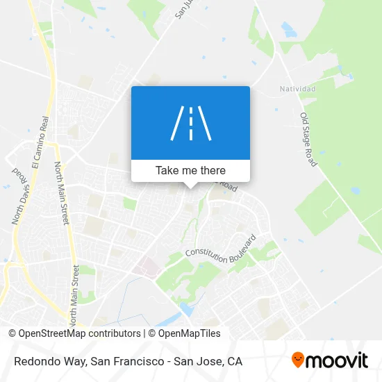 Redondo Way map