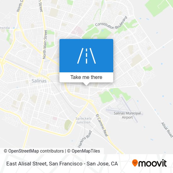 East Alisal Street map