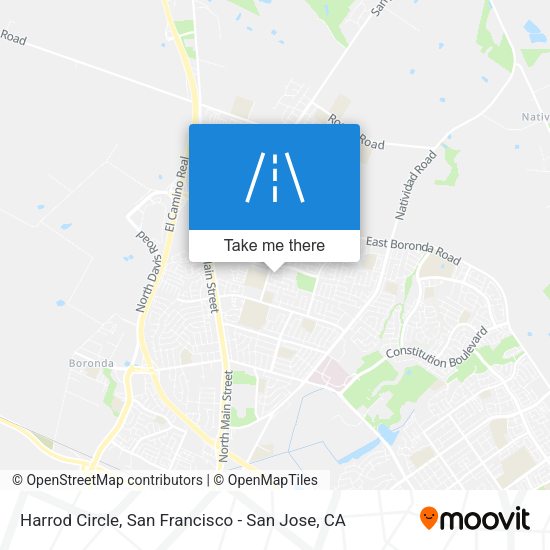 Mapa de Harrod Circle